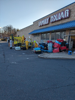Image of Move Fast Restoration highlighting water damage and mold removal services offered.