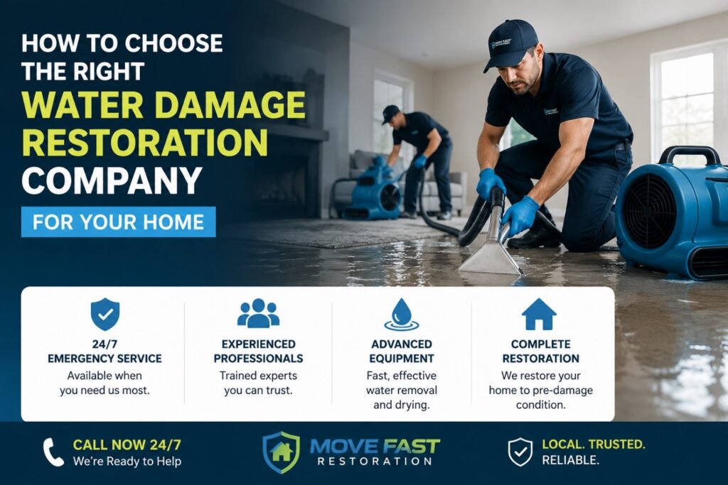 How to Choose the Right Water Damage Restoration Company for Your Home
