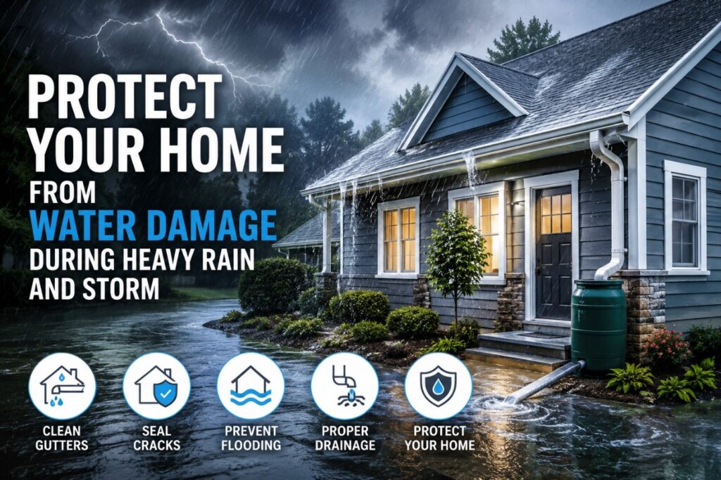Protect Your Home From Water Damage During Heavy Rain and Storm Season