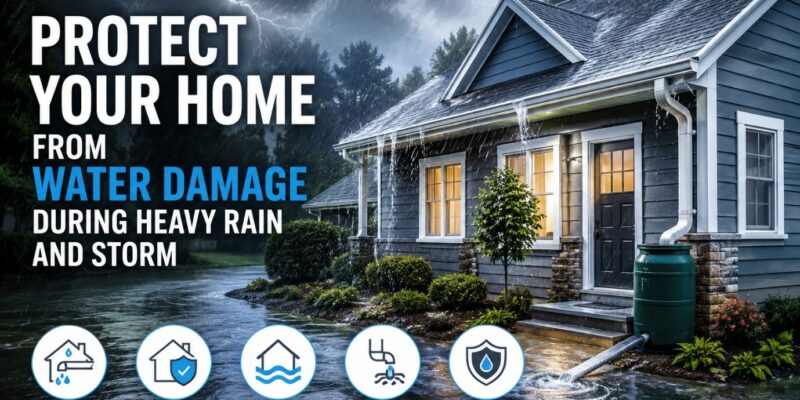 Protect Your Home From Water Damage During Heavy Rain and Storm Season