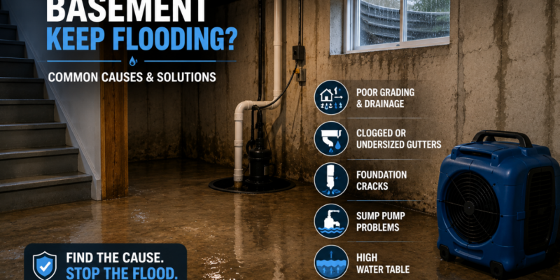 Basement flooding common causes and solutions
